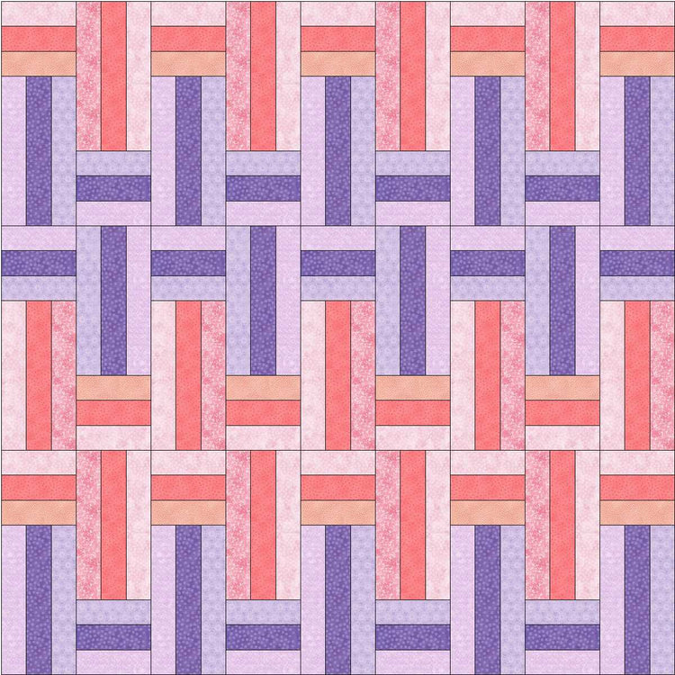 Dash It All Quilt - Digital Download - West Valley Quilting - The Stitchin Tree