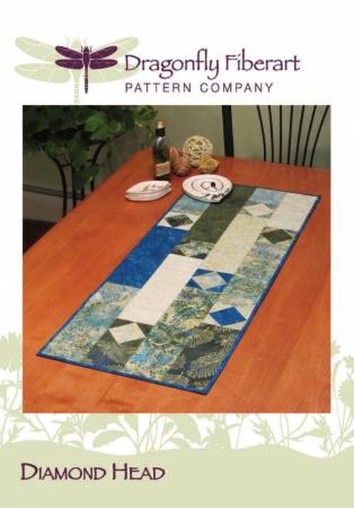 Diamond Head Tablerunner - West Valley Quilting - Dragonfly Fiberart