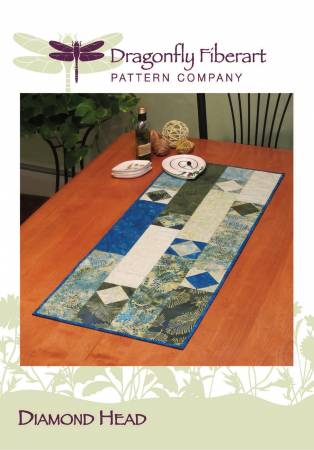 Diamond Head Tablerunner - West Valley Quilting - Dragonfly Fiberart
