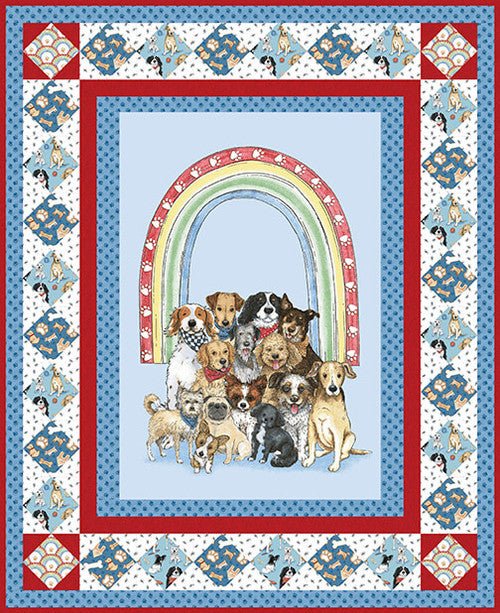 Dog Heaven Quilt Kit // A Place to Call Home - West Valley Quilting - West Valley Quilting