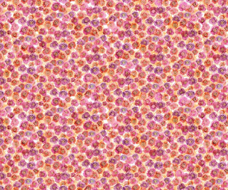 Dragonfly Dance // DP27503-22 Pink Orange End of Bolt - West Valley Quilting - Northcott