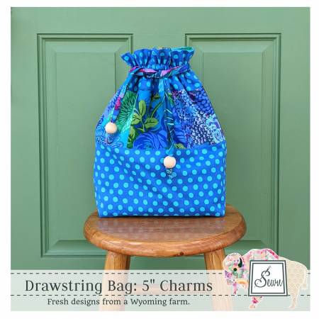 Drawstring Bag 5in Charms - West Valley Quilting - Sewn Wyoming