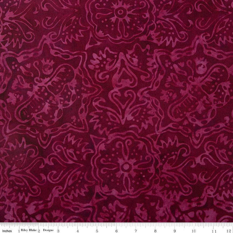 Elementals Rainbow Brights // Wine - West Valley Quilting - Riley Blake Designs