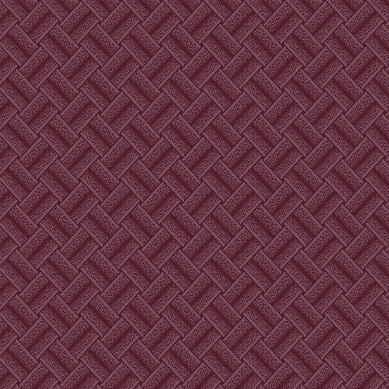 Everlasting // Basket - Plum - West Valley Quilting - Andover