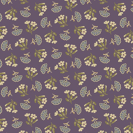Everlasting // Fleur - Grape - West Valley Quilting - Andover