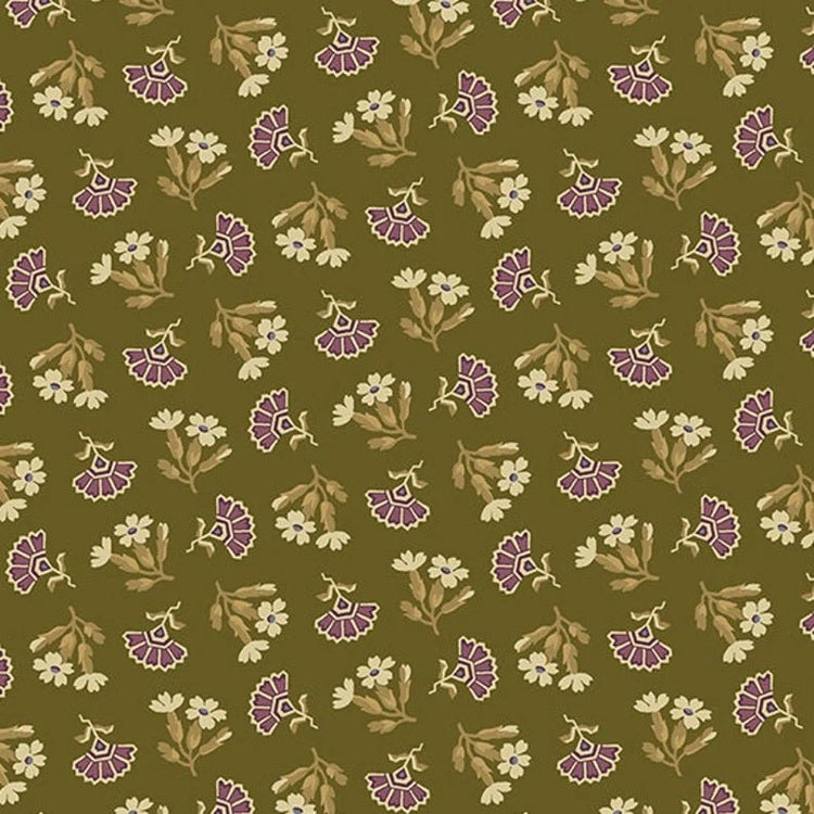 Everlasting // Fleur - Moss - West Valley Quilting - Andover