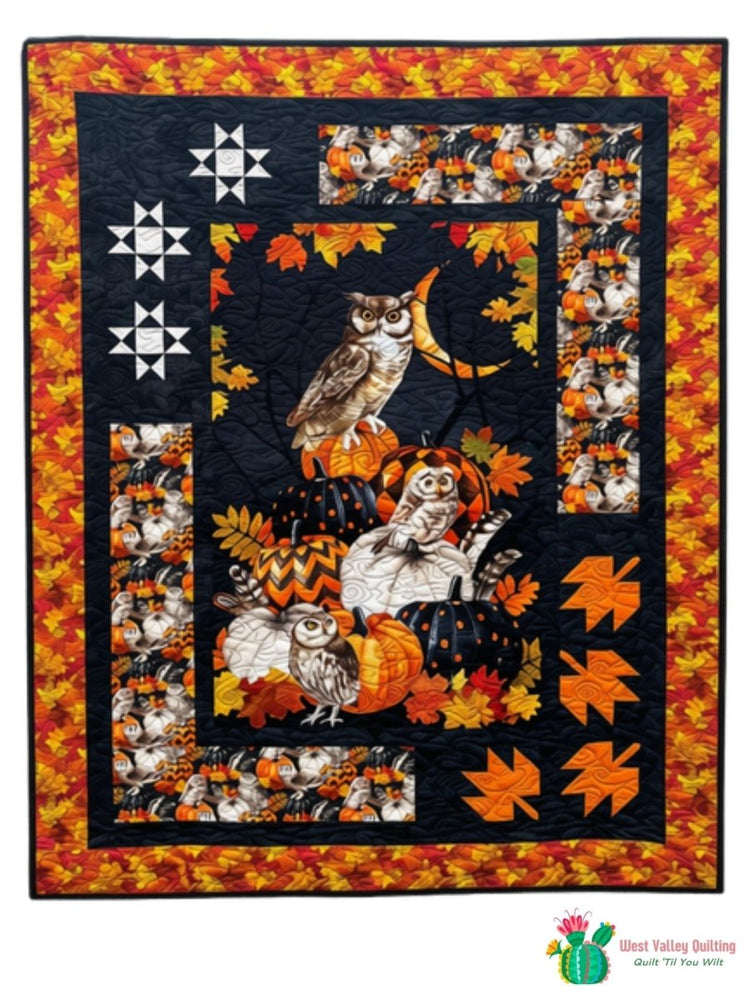 Fall Spirit Quilt Kit // Night Owl - West Valley Quilting - West Valley Quilting