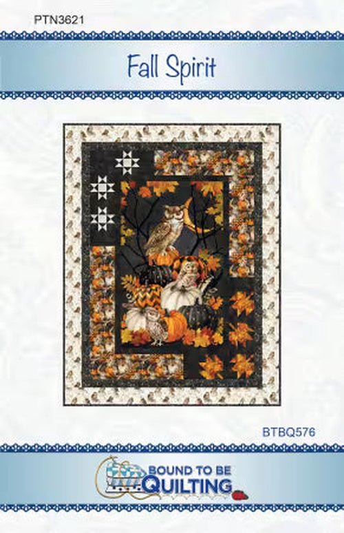 Fall Spirit Quilt Pattern - West Valley Quilting - Bound To Be Quilting