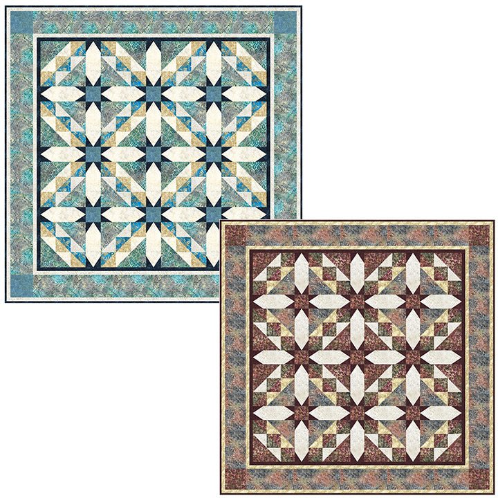 Femme Fatale Quilt Kit // Fanfare (Ocean Mist) - West Valley Quilting - West Valley Quilting