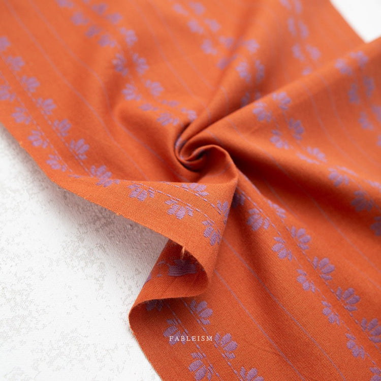 
                    
                      Fine & Dandy // Deco Stripe in Navy/Spice - West Valley Quilting - Fableism
                    
                  