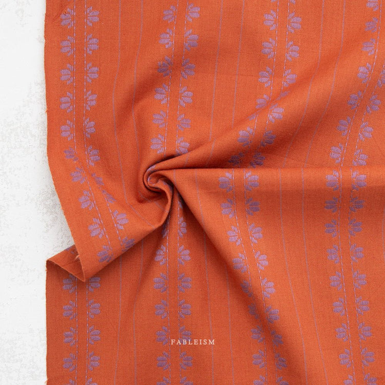 
                    
                      Fine & Dandy // Deco Stripe in Navy/Spice - West Valley Quilting - Fableism
                    
                  