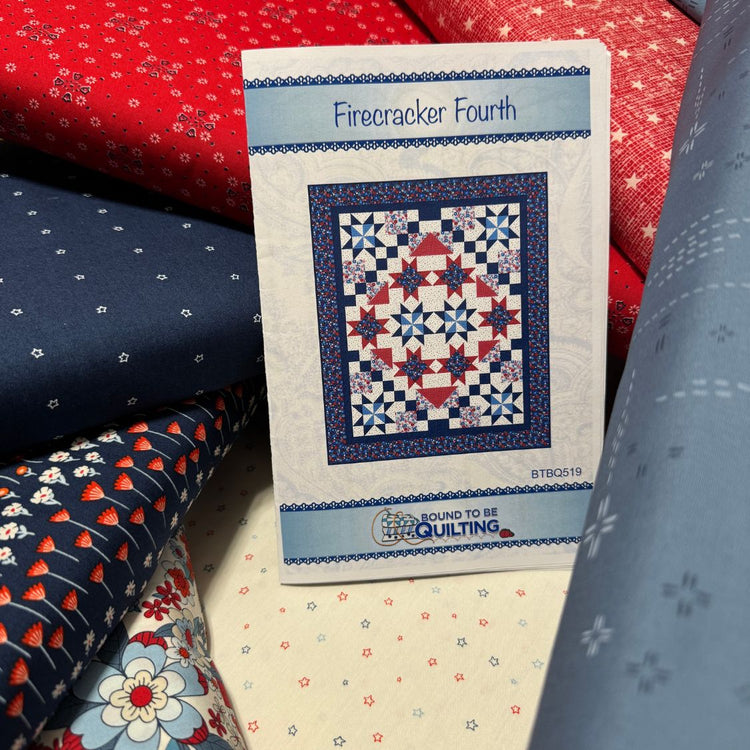 Firecracker Fourth Quilt Kit // Bloomin Americana - West Valley Quilting - West Valley Quilting