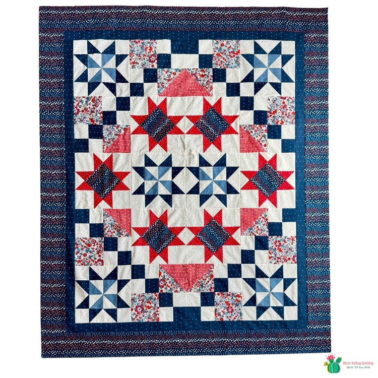 
                    
                      Firecracker Fourth Quilt Kit // Bloomin Americana - West Valley Quilting - West Valley Quilting
                    
                  