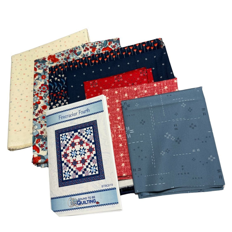 Firecracker Fourth Quilt Kit // Bloomin Americana - West Valley Quilting - West Valley Quilting