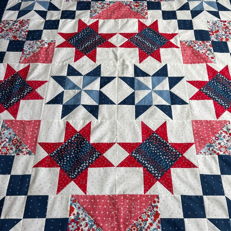 
                    
                      Firecracker Fourth Quilt Kit // Bloomin Americana - West Valley Quilting - West Valley Quilting
                    
                  