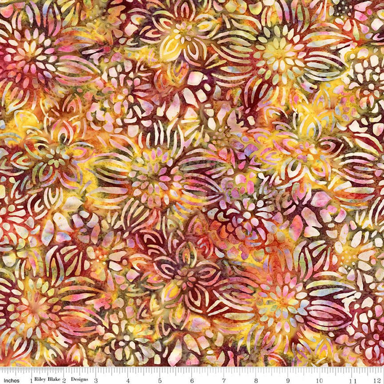 Floral Expressions // Golden Moxie - West Valley Quilting - Riley Blake Designs