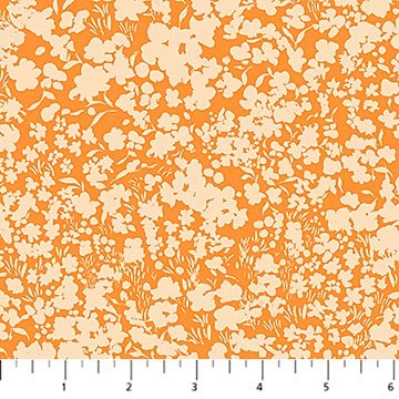 Flourish // Fields - Orange - West Valley Quilting - Figo