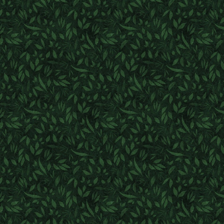 Foliage // Forest - West Valley Quilting - White Owl