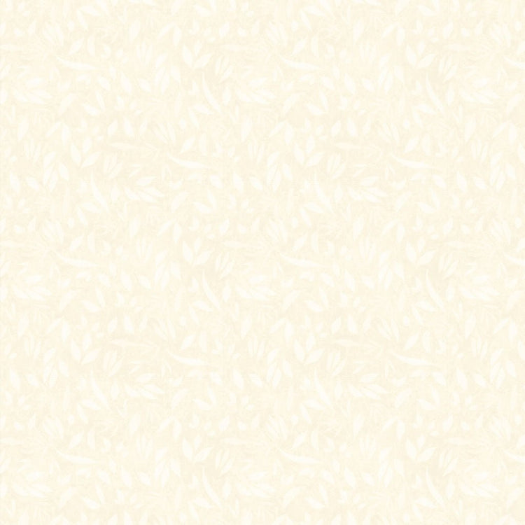 Foliage // Ivory - West Valley Quilting - White Owl Textiles