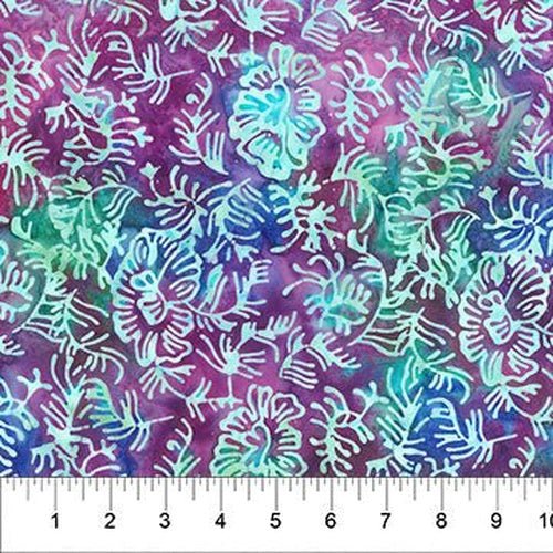 Fresh Flowers // Ocean Mist - West Valley Quilting - Banyan