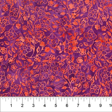 Fresh Flowers // Raspberry 83031 - West Valley Quilting - Banyan