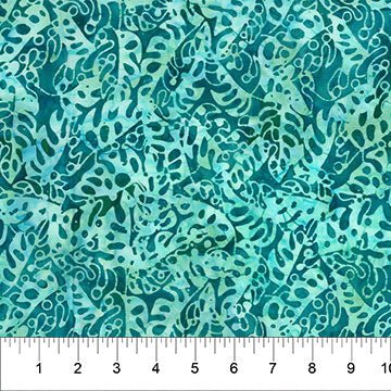 Fresh Flowers // Seafoam - West Valley Quilting - Banyan