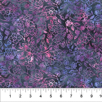 Fresh Flowers // Soot 83031 - West Valley Quilting - Banyan