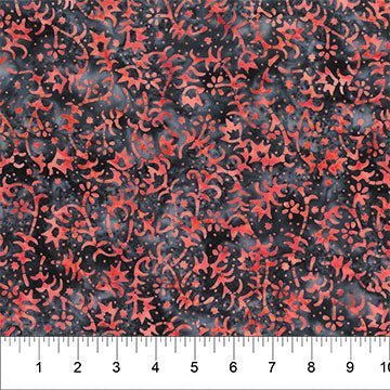 Fresh Flowers // Soot 83035 End of Bolt - West Valley Quilting - Banyan