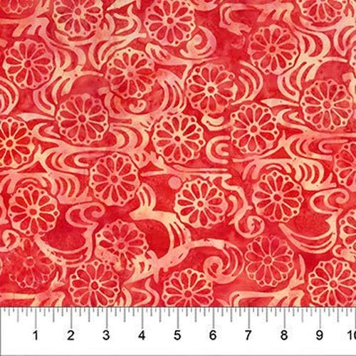 Fresh Flowers // Wild Orange - West Valley Quilting - Banyan