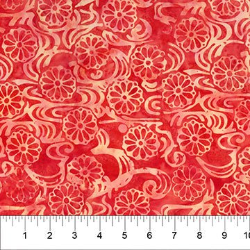 Fresh Flowers // Wild Orange - West Valley Quilting - Banyan