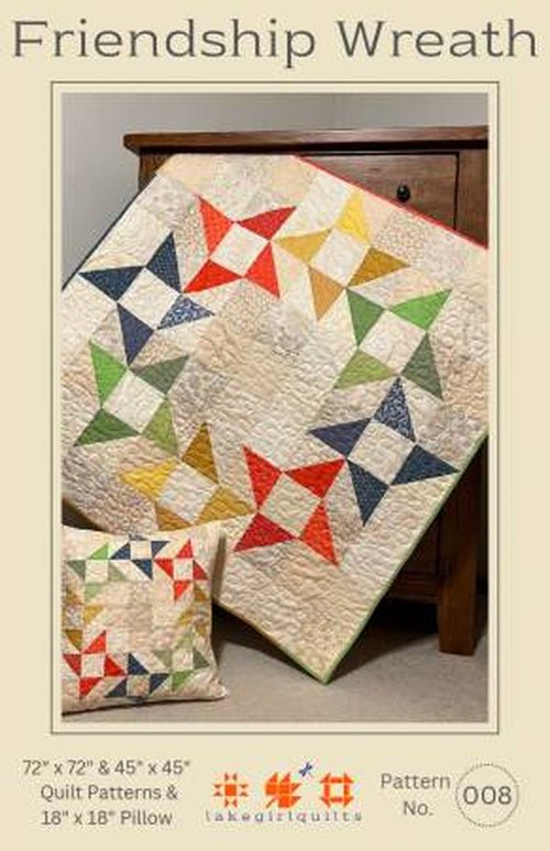 
                    
                      Friendship Wreath by Lake Girl Quilts - West Valley Quilting - Lake Girl Quilts
                    
                  