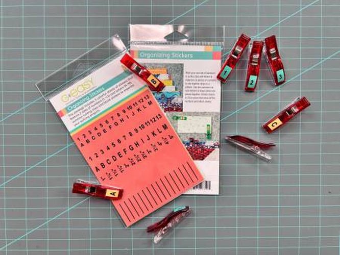 GEasy Organizing Stickers - West Valley Quilting - GEasy