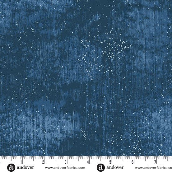 Glaze III // Glaze Indigo - West Valley Quilting - Andover Fabrics