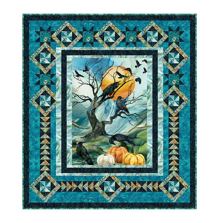 Harvest Moon Quilt Kit // Raven's Call - West Valley Quilting - West Valley Quilting
