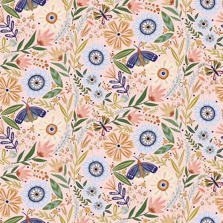Hide & Seek// Hide & Seek Pink - West Valley Quilting - Poppie Cotton