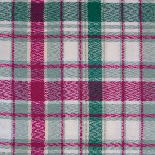 Highlands Flannel // Chevron Plaid Eucalyptus - West Valley Quilting - Art Gallery Fabrics
