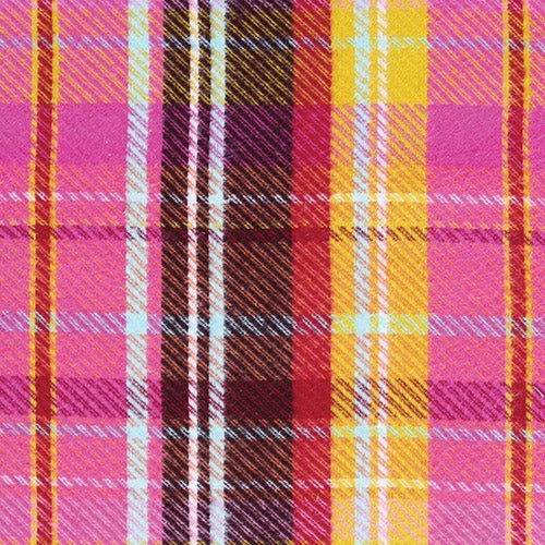 Highlands Flannel // Meadow Plaid Flowerbed - West Valley Quilting - Art Gallery Fabrics
