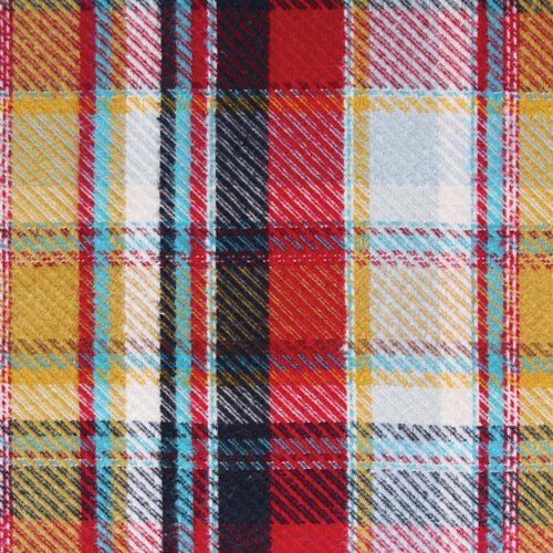Highlands Flannel // Royal Plaid Berry Pie - West Valley Quilting - Art Gallery Fabrics