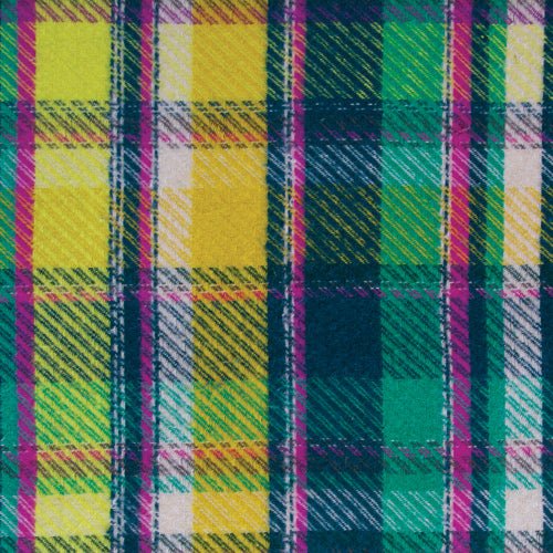 Highlands Flannel // Royal Plaid Sunrise - West Valley Quilting - Art Gallery Fabrics