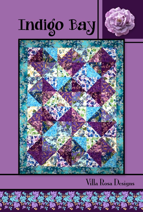 Indigo Bay - West Valley Quilting - Villa Rosa Designs