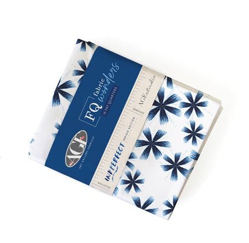 InkPerfect: Indigo Edition // Fabric Wonders Fat Quarter Bundle (16 pieces) - West Valley Quilting - Art Gallery Fabric