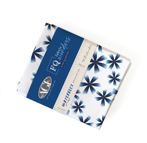 InkPerfect: Indigo Edition // Fabric Wonders Fat Quarter Bundle (16 pieces) - West Valley Quilting - Art Gallery Fabric