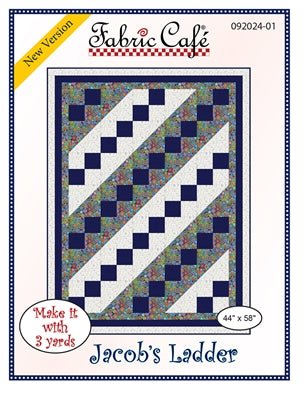 Jacobs Ladder Pattern - West Valley Quilting - Fabric Cafe