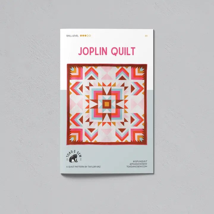 
                    
                      Joplin Quilt Pattern - West Valley Quilting - Toad & Sew
                    
                  
