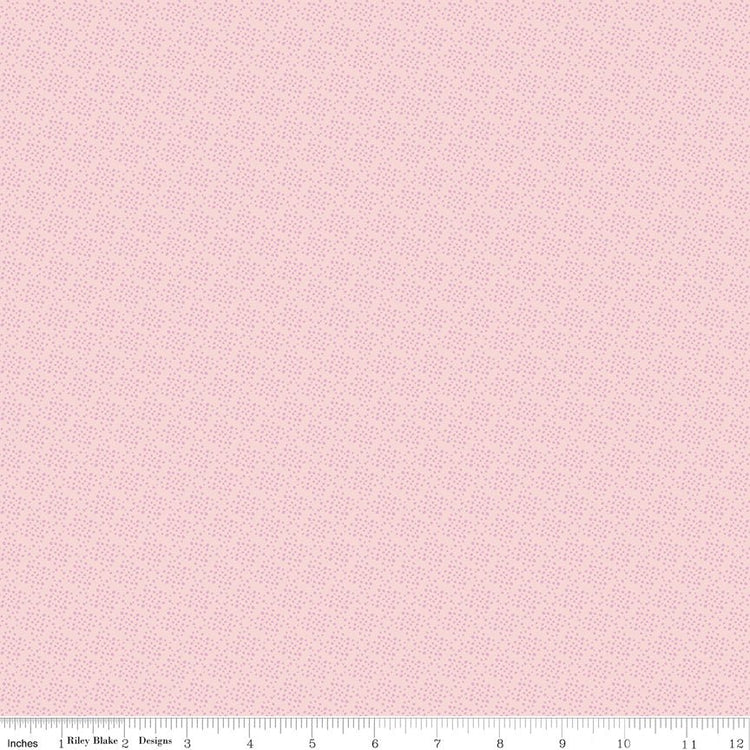 Juju's Petals // Dots Pink - West Valley Quilting - Riley Blake Designs