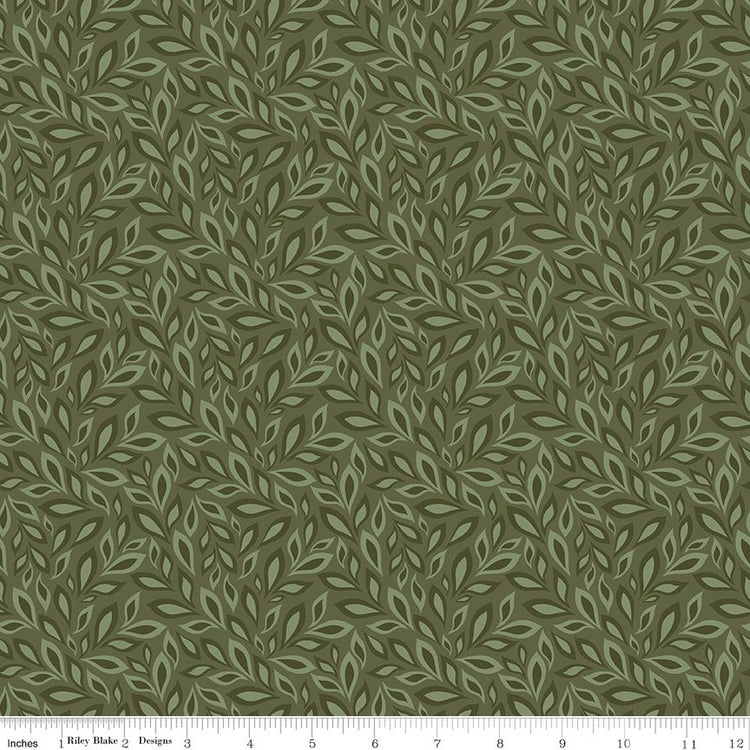 Juju's Petals // Leaves Green - West Valley Quilting - Riley Blake Designs