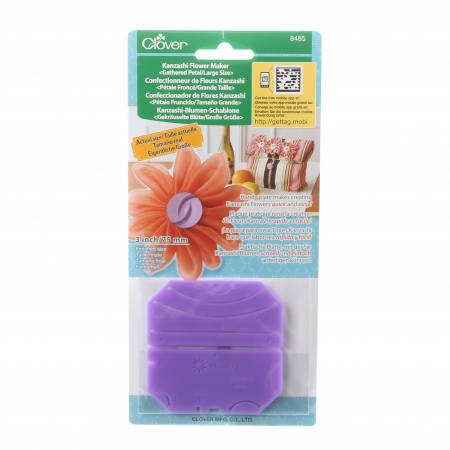 Kanzashi Flower Maker Gathered Petal Large - West Valley Quilting - Clover Needlecraft