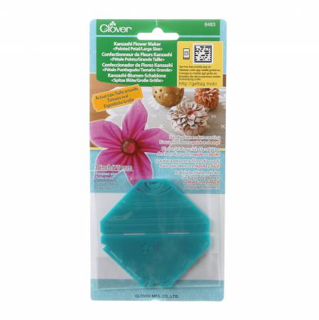 Kanzashi Flower Maker Pointed Petal Large - West Valley Quilting - Clover Needlecraft