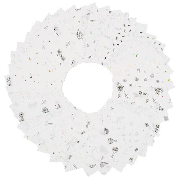 Lower the Volume 5x5" Square Precut (42 pieces) - West Valley Quilting - Blank Quilting