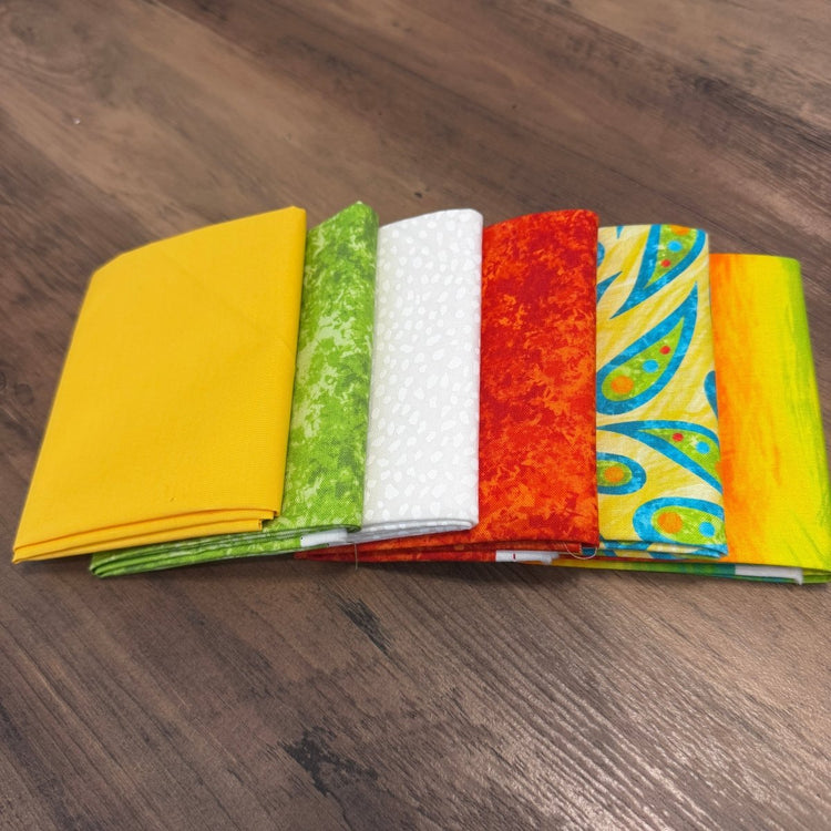 Lucky Break Mini Mystery - Color Burst FQ Bundle - West Valley Quilting - West Valley Quilting